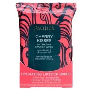Pacifica Cherry Kisses Hydrating Lipstick Wipes